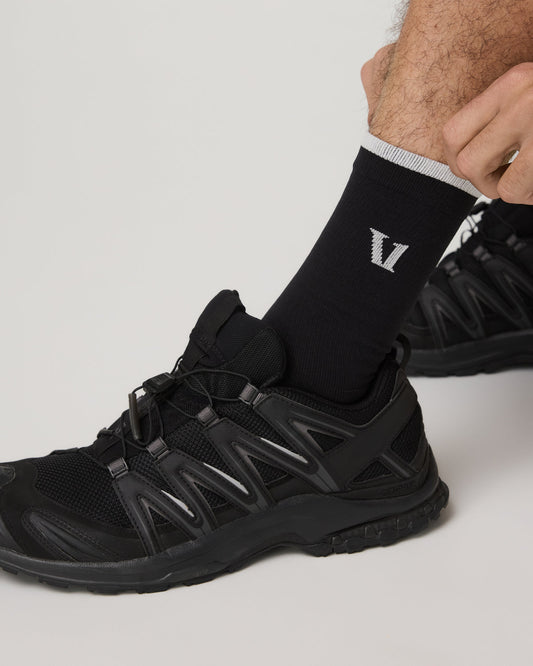 Performance Crew Sock Black Crew Socks | Vuori online
