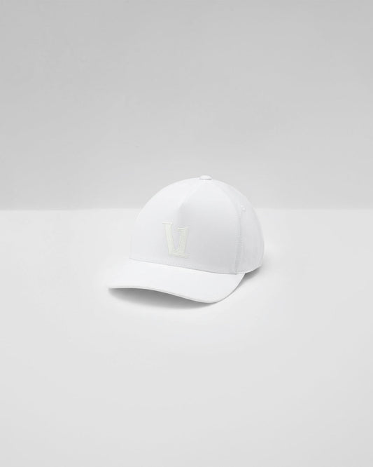 Magnitude Hat White Adjustable Snapback | Vuori online