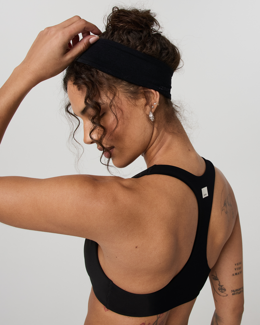 Halo Essential Headband Black Heather Soft Headband | Vuori discount