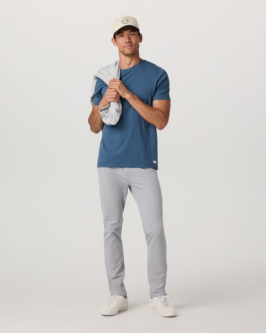 Meta Pant Athletic Slim Fit 30" Sea Fog 5-Pocket Pants | Vuori for sale