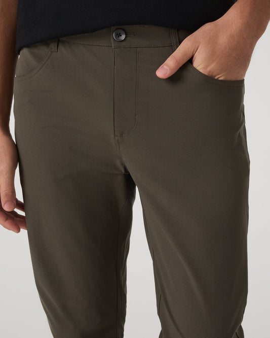 Meta Pant Men's Oregano Green 5 Pocket Pants | Vuori outlet