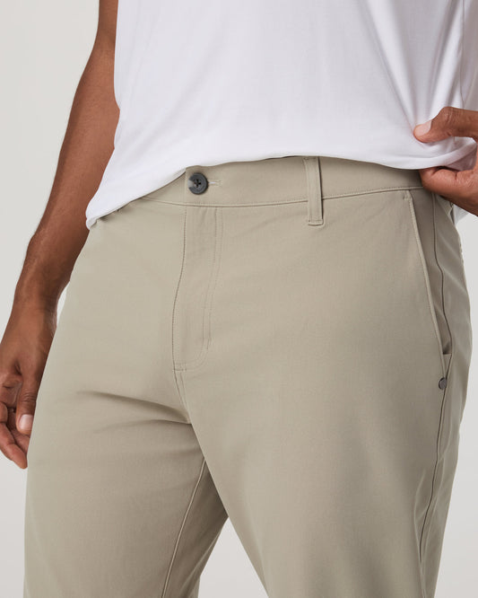 Meta Trouser Classic Fit 32" Men's Truffle Tailored Pants | Vuori sale