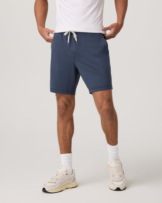 Ponto Performance Short 7" Men's Azure Heather Shorts | Vuori for sale