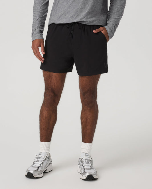 HardKore Short Lined 5" Men's Black Performance Shorts | Vuori outlet