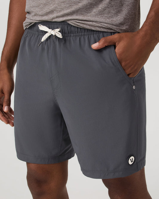 Kore Short Unlined 7" Charcoal Unlined Athletic Shorts | Vuori shop