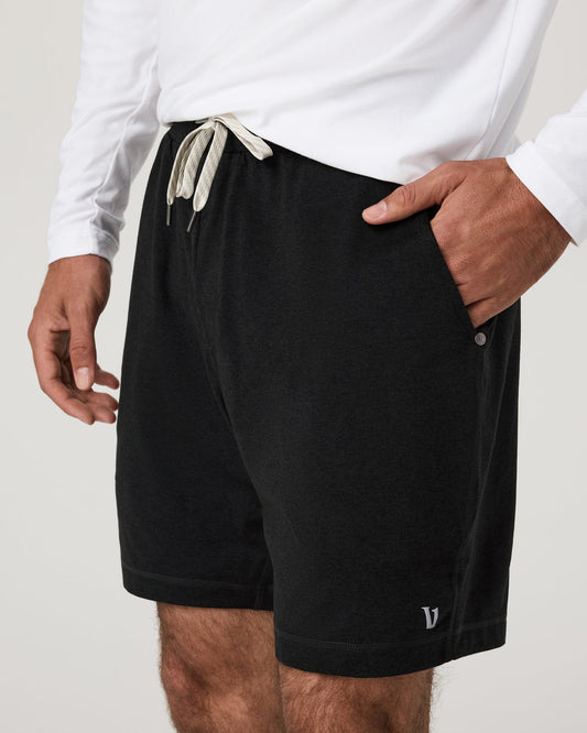 Ponto Performance Short 7" Black Heather | Vuori for sale