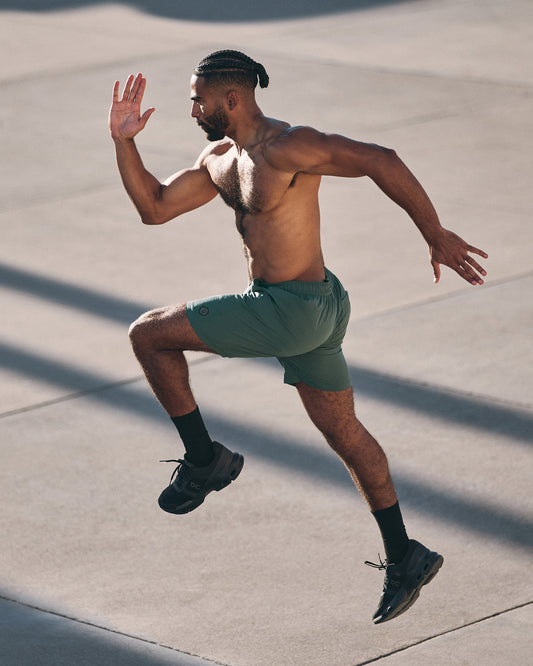 Kore Short Lined 7" Men's Agate Green Athletic Shorts | Vuori sale