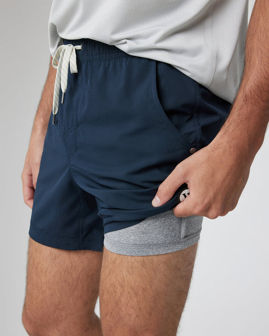 Kore Short Lined 5" Men's Ink Athletic Shorts | Vuori sale