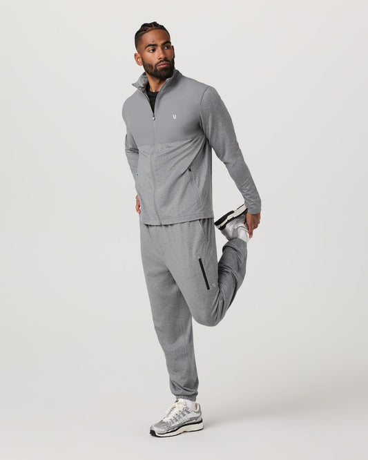 Sunday Element Track Jacket Men's Grey Heather | Vuori discount