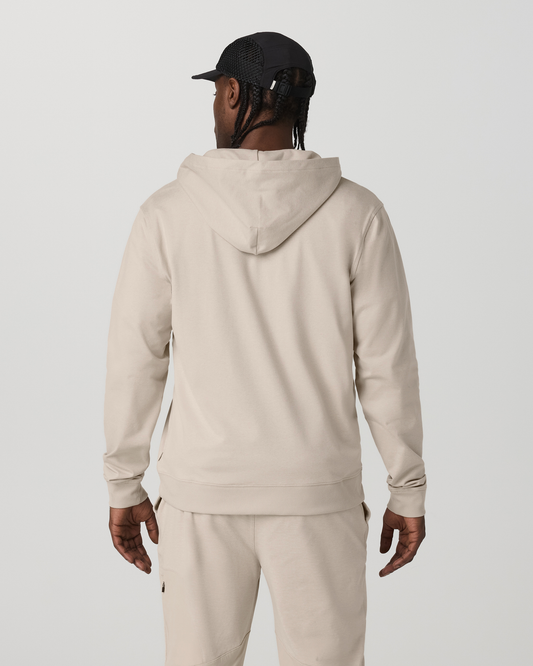 Men's Coronado Full Zip Hoodie 2.0 Limestone Heather | Vuori sale