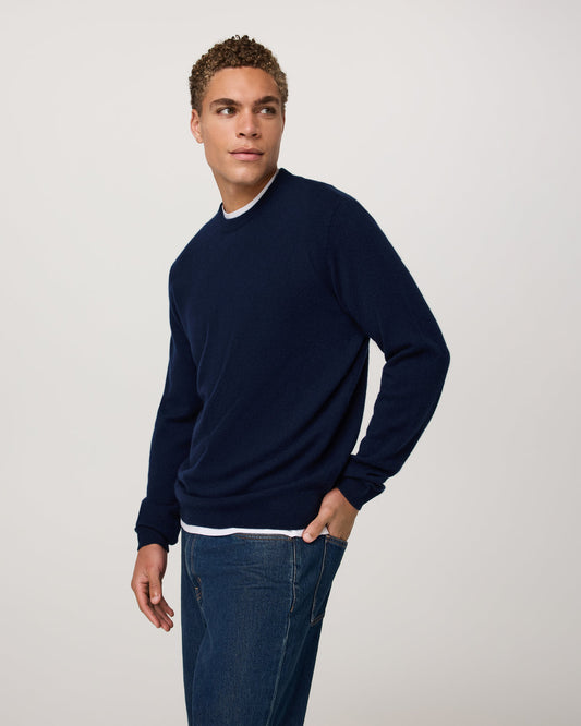 Berik Cashmere Sweater Men's Sweater in Ink | Vuori discount