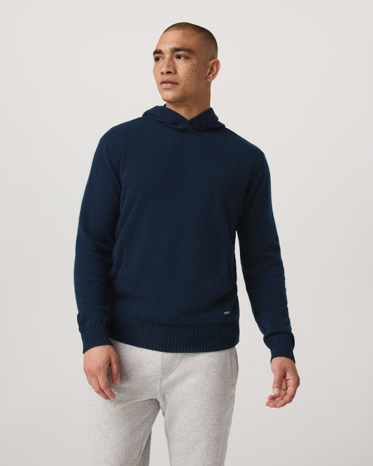 Berik Cashmere Hoodie Men's Hoodie in Ink | Vuori outlet