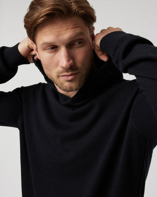Fluent Sweater Hoodie Black Cotton Cashmere Hoodie | Vuori sale