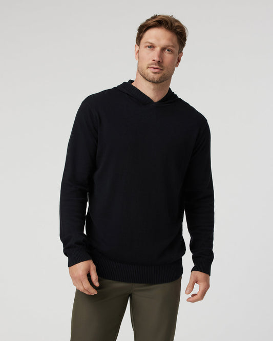 Fluent Sweater Hoodie Black Cotton Cashmere Hoodie | Vuori sale