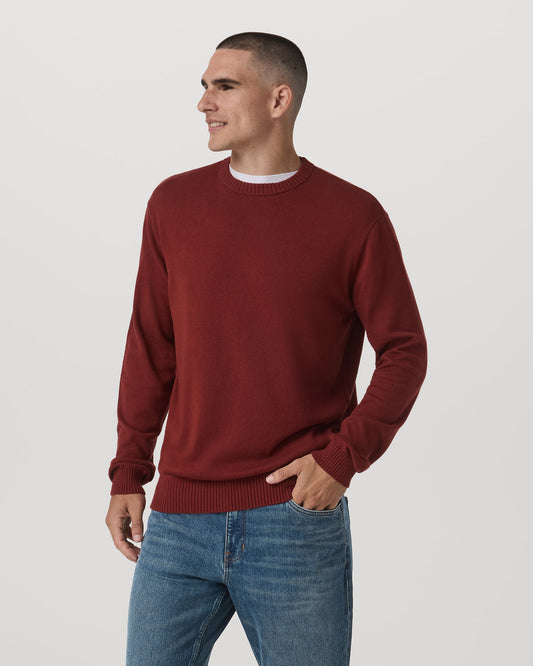 Fluent Sweater Men's Spiced Apple Cashmere Sweater | Vuori discount