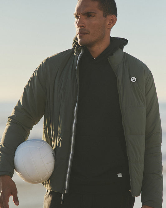 Echo Insulated Jacket 2.0 Men's River Rock Jacket | Vuori for sale