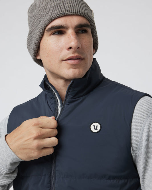 Echo Insulated Vest 2.0 Men's Navy Vest | Vuori outlet