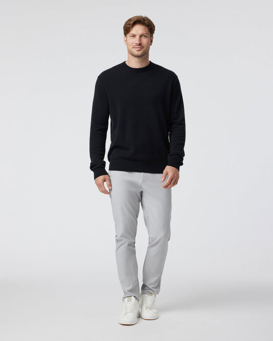 Berik Cashmere Sweater Men's Black Crewneck Sweater | Vuori for sale