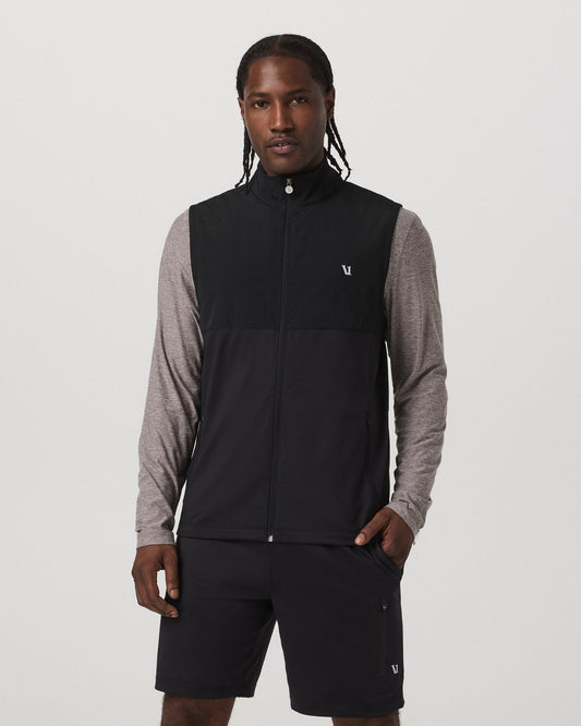 Sunday Element Vest Men's Black Vest | Vuori shop