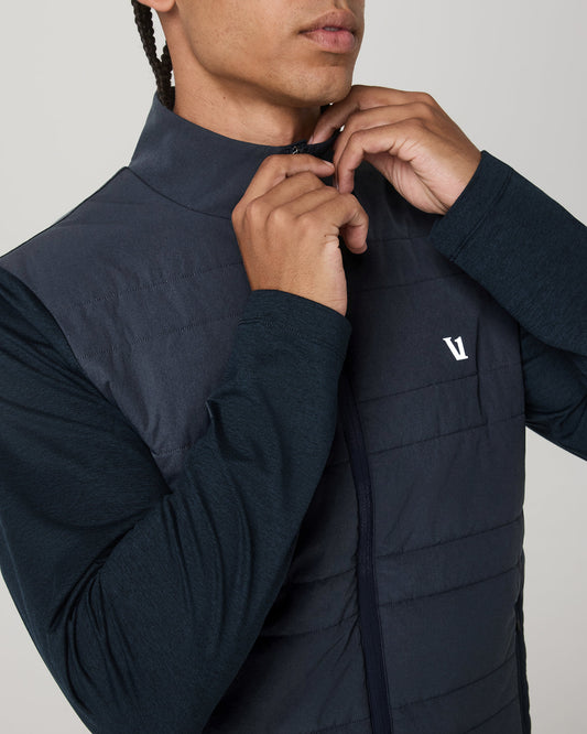 Sunday Insulated Hybrid Jacket Men's Ink Heather Jacket | Vuori sale