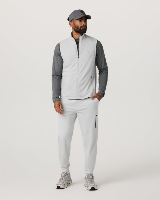Sunday Element Vest Men's Frost Grey Full Zip Vest | Vuori online