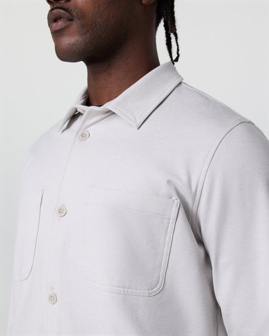 Coronado Shirt Jacket Salt Heather | Vuori shop
