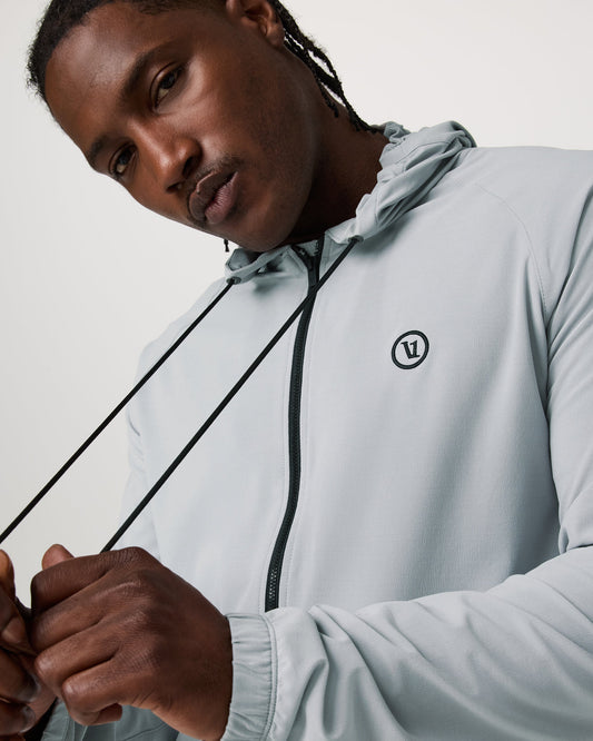 Elevate Kore Jacket Men's Sea Fog Fitness Jacket | Vuori online