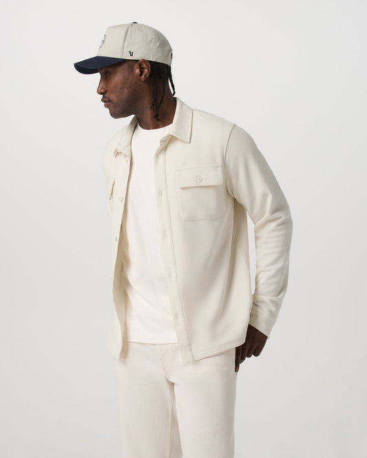 Waffle Shirt Jacket Versatile Men's Natural Shirt Jacket | Vuori sale