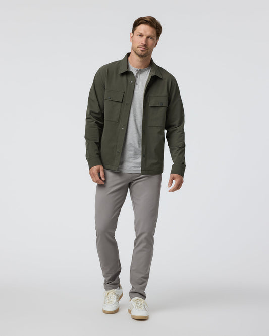 Lawson Tech Shirt Jacket Oregano | Vuori onsale