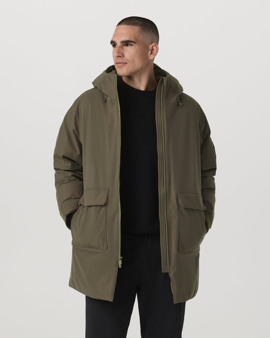 Bering Down Parka Warm Men's Oregano Jacket | Vuori discount