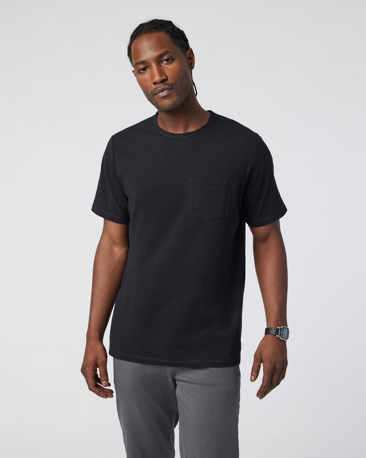 Men's Feather Pocket Tee Black Short-Sleeve Tee | Vuori outlet