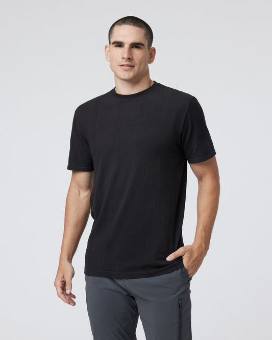 Weston Seamless Tee Men's Black Short Sleeve Tee | Vuori sale