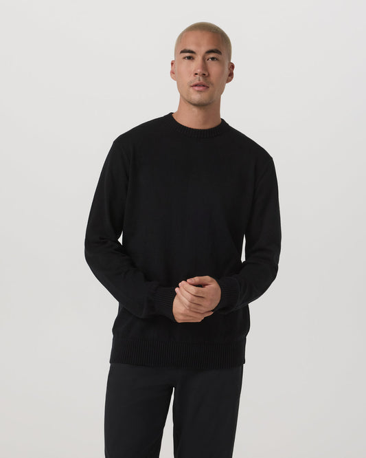 Fluent Sweater Men's Black Sweater | Vuori onsale