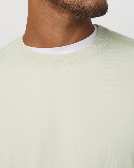 Men's Merino Fine Gauge Wool Sweater Sandalwood | Vuori online