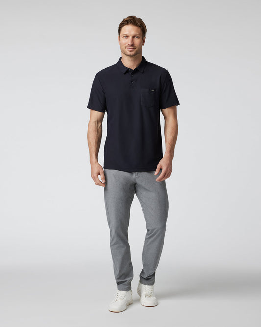 Ace Polo Men's Black Polo Clothing | Vuori shop