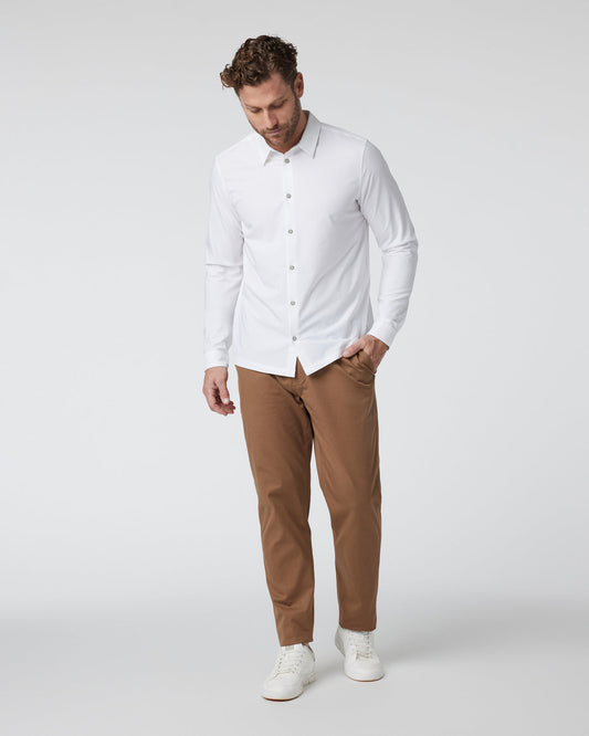 Long Sleeve Manhattan Button Down Men's White Shirt | Vuori sale