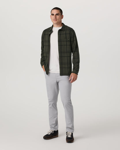 Seaview Plaid Button Down Shirt Dark Oregano Shirt | Vuori for sale
