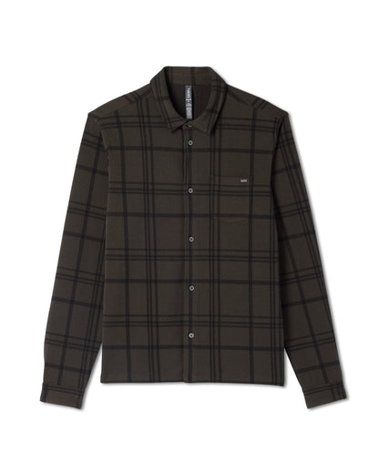 Seaview Plaid Button Down Shirt Dark Oregano Shirt | Vuori for sale