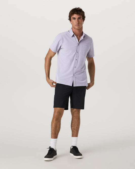 Short Sleeve Bridge Button Down Men's Cinder Shirt | Vuori online