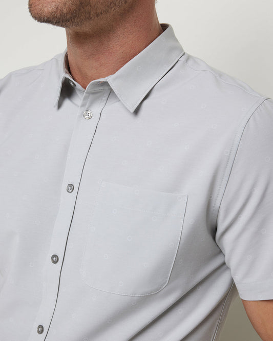 Short Sleeve Bridge Button Down Vapor Dot | Vuori sale