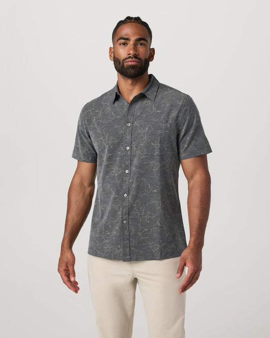 Short Sleeve Bridge Button Down Men's Root Shirt | Vuori online