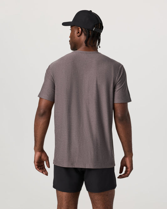 Men's Short Sleeve Strato Tee - Relaxed Fit Huckleberry | Vuori shop