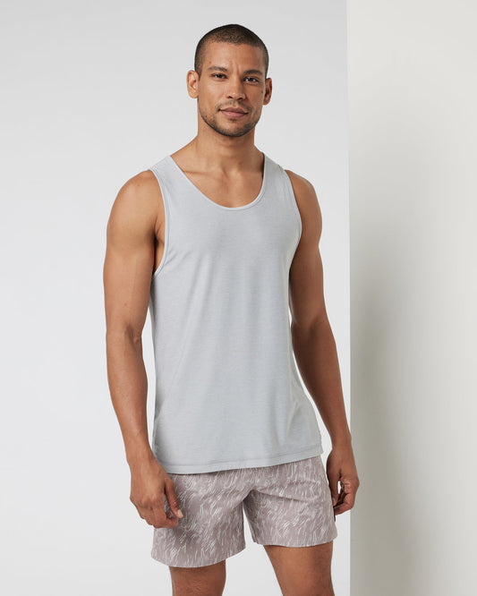 Strato Tech Tank Men's Platinum Heather Tank | Vuori sale