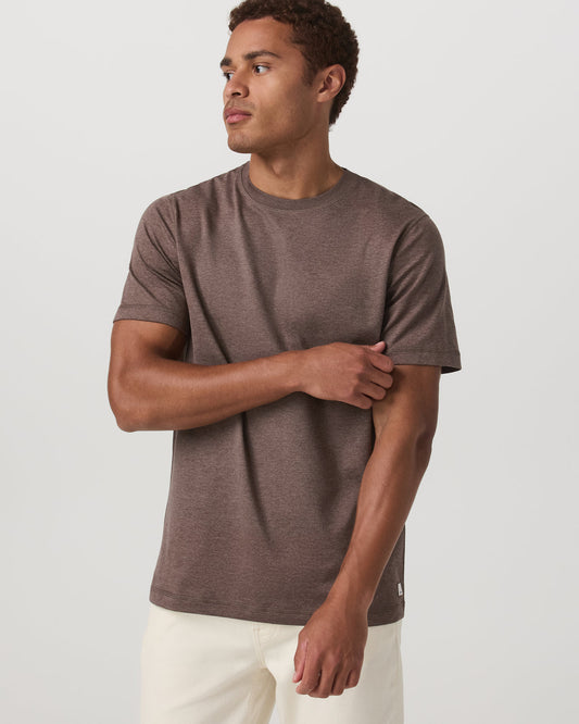 Men's Short Sleeve Ponto Performance Tee Elm Heather | Vuori onsale