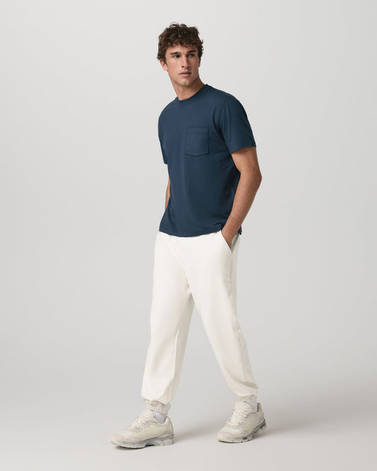 Short Sleeve Ponto Pocket Tee - Relaxed Fit Ocean Blue | Vuori online