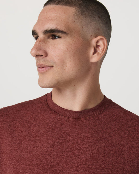 Men's Short Sleeve Ponto Tee - Relaxed Spiced Apple | Vuori online