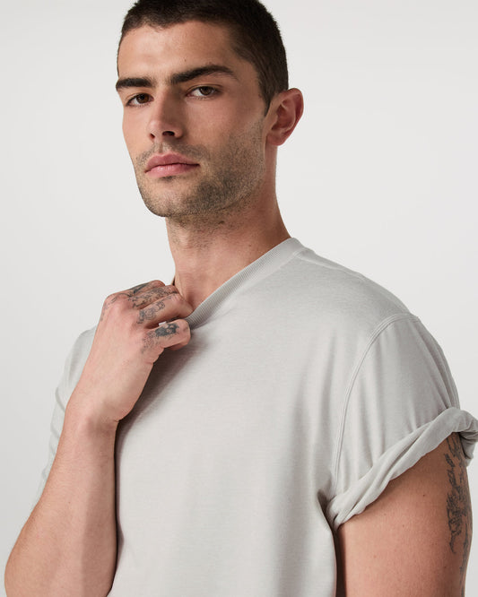Men's Short Sleeve Ponto Tee - Relaxed Salt Heather | Vuori discount