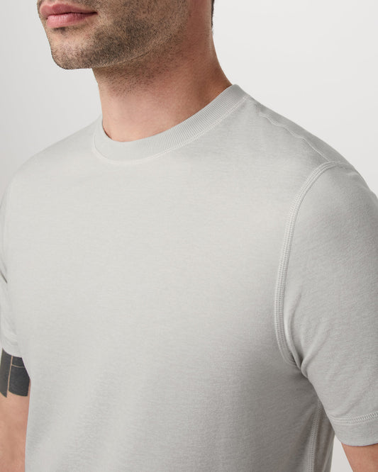 Men's Short Sleeve Ponto Performance Tee Salt Heather | Vuori outlet