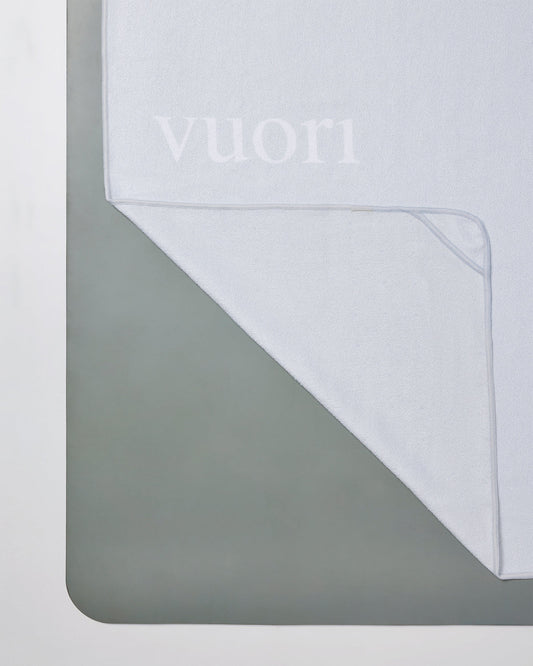Yoga Mat Towel Frost Grey Yoga Mat Towel | Vuori onsale