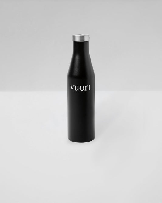 S6 Wordmark Mizu Water Bottle Black Insulated Bottle | Vuori discount